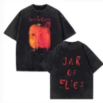 T-shirt graphique vintage délavé Alice in Chains pour homme, style gothique punk, en coton, avec l’album Jar of Flies – AliExpress 200000343